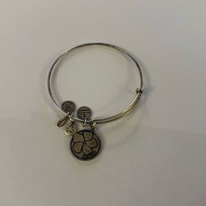 Alex and Ani - Silver Friends Charm Bangle Bracelet